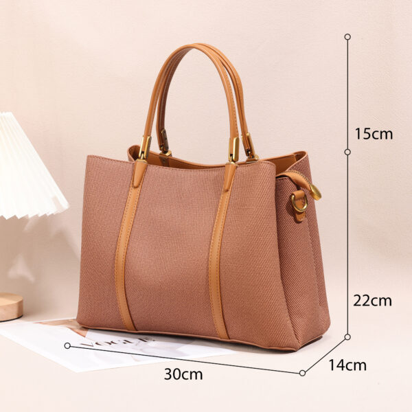 Paultino Premium Canvas Leather Tote Bag – Multi-Color Collection