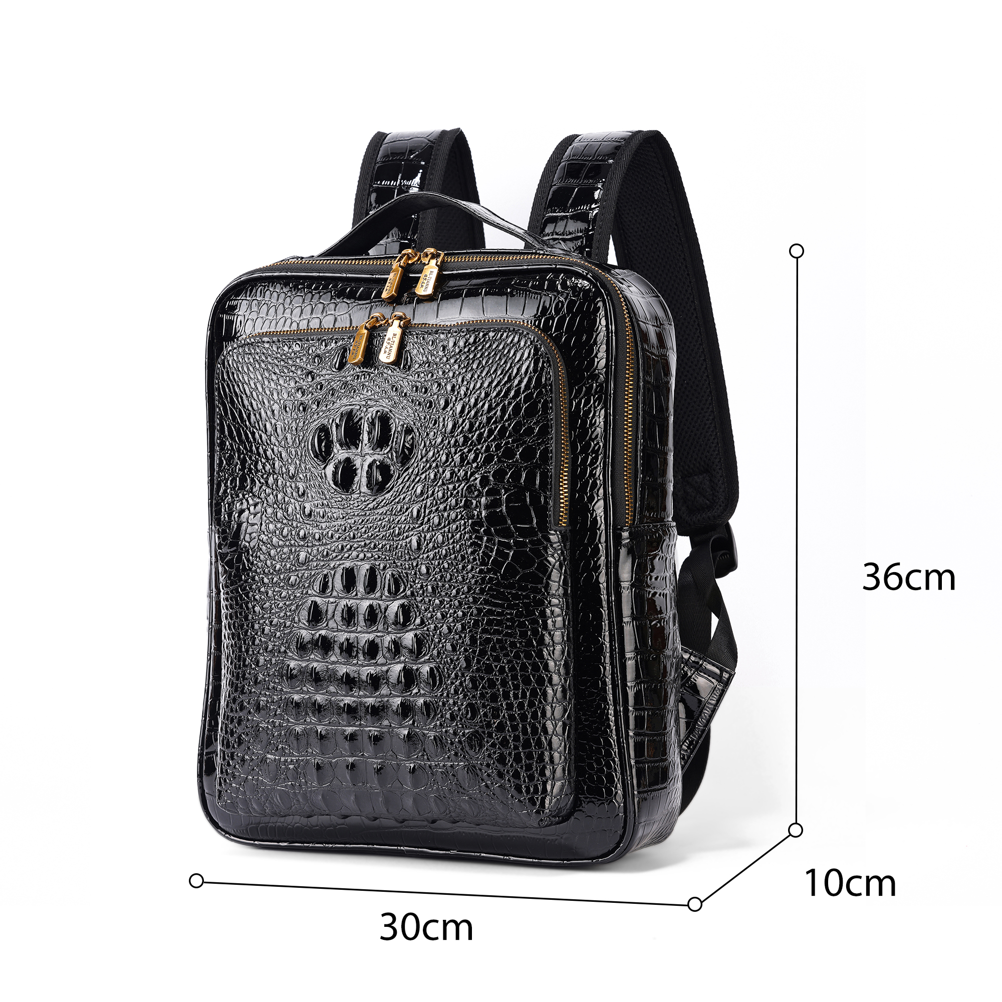 鳄鱼纹双肩包1尺寸