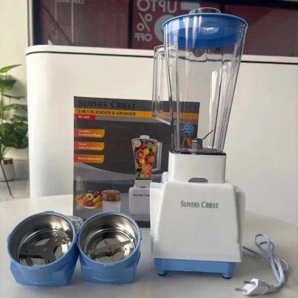 Slivers Criest 3 in 1 Blender & Grinder, Spices & Nuts